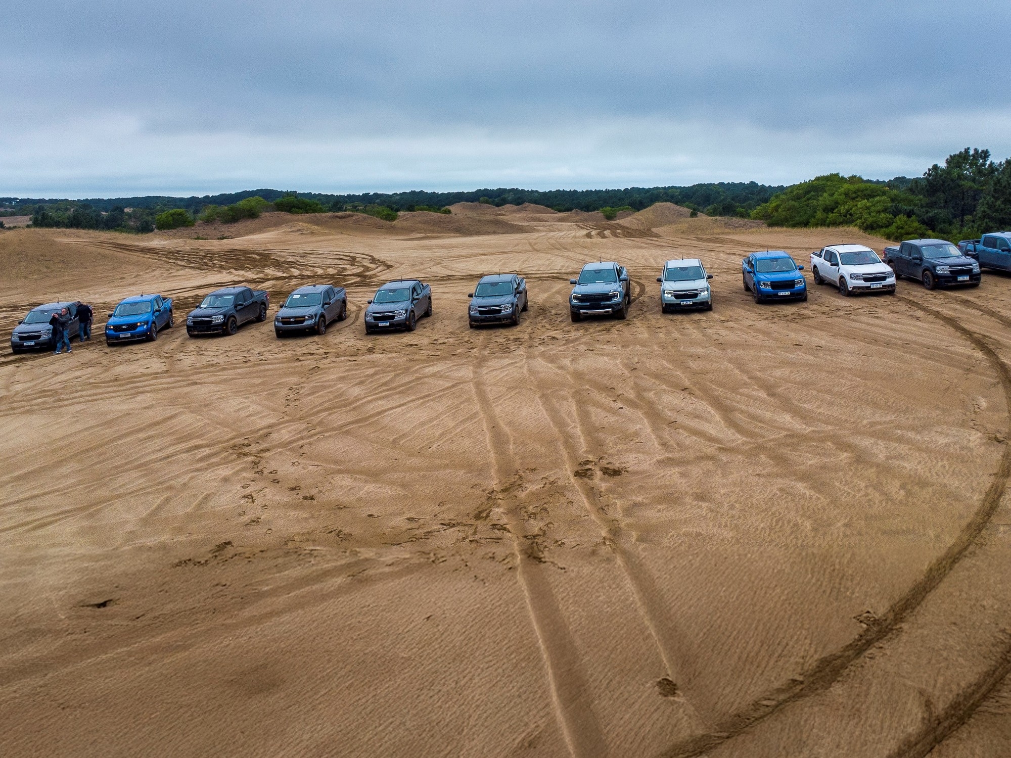 Destreza en los médanos: los usuarios de Ford probaron la gran novedad de la Raza Fuerte en un día a puro off-road