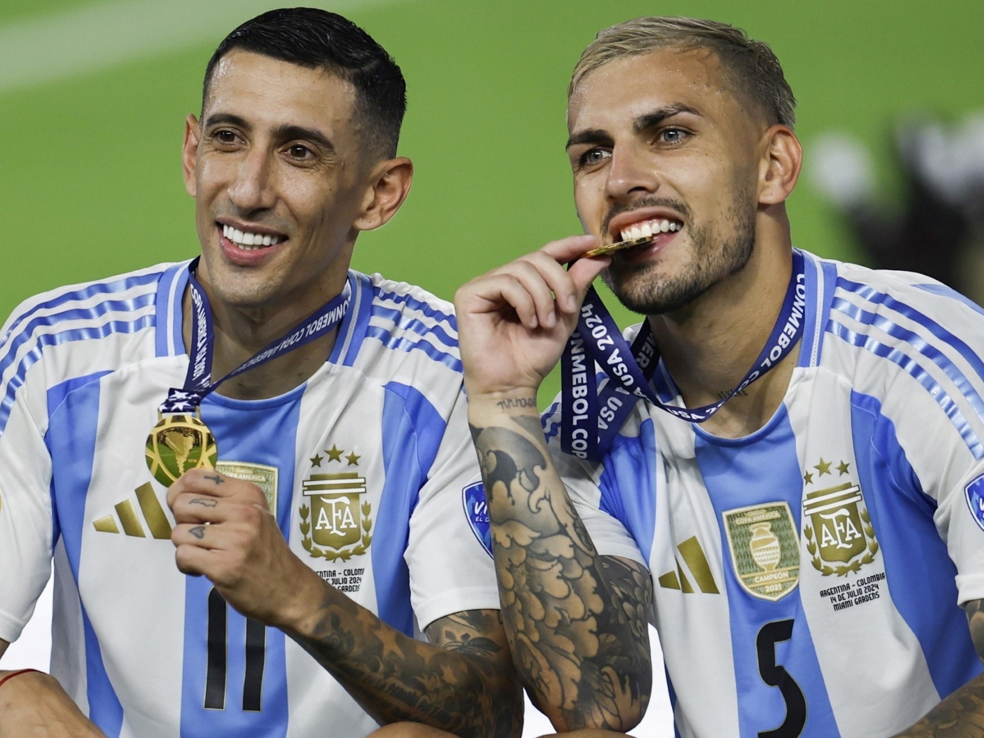 Di María - Paredes: Arjantinli iki dünya şampiyonunun yerel turnuvada tekrar karşılaşması 28 yıl sürdü.
