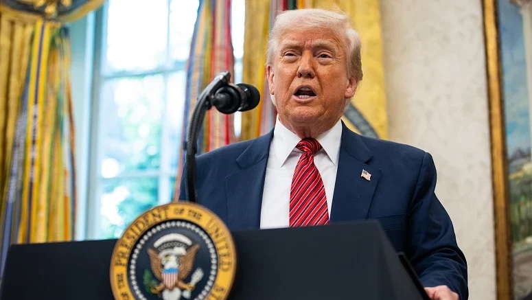 Donald Trump kondigt handelsovereenkomst met VK aan