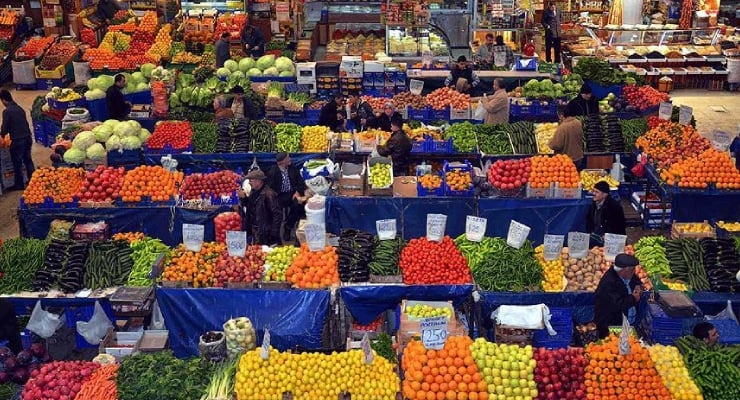 Istanbul mand: Prijzen van 186 van de 336 producten gestegen, kers is de leider