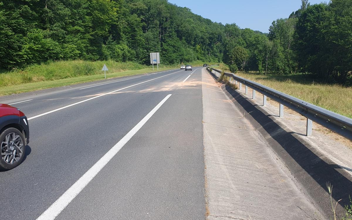 After the accident between three cars in Boulazac, the pregnant victim lost her baby