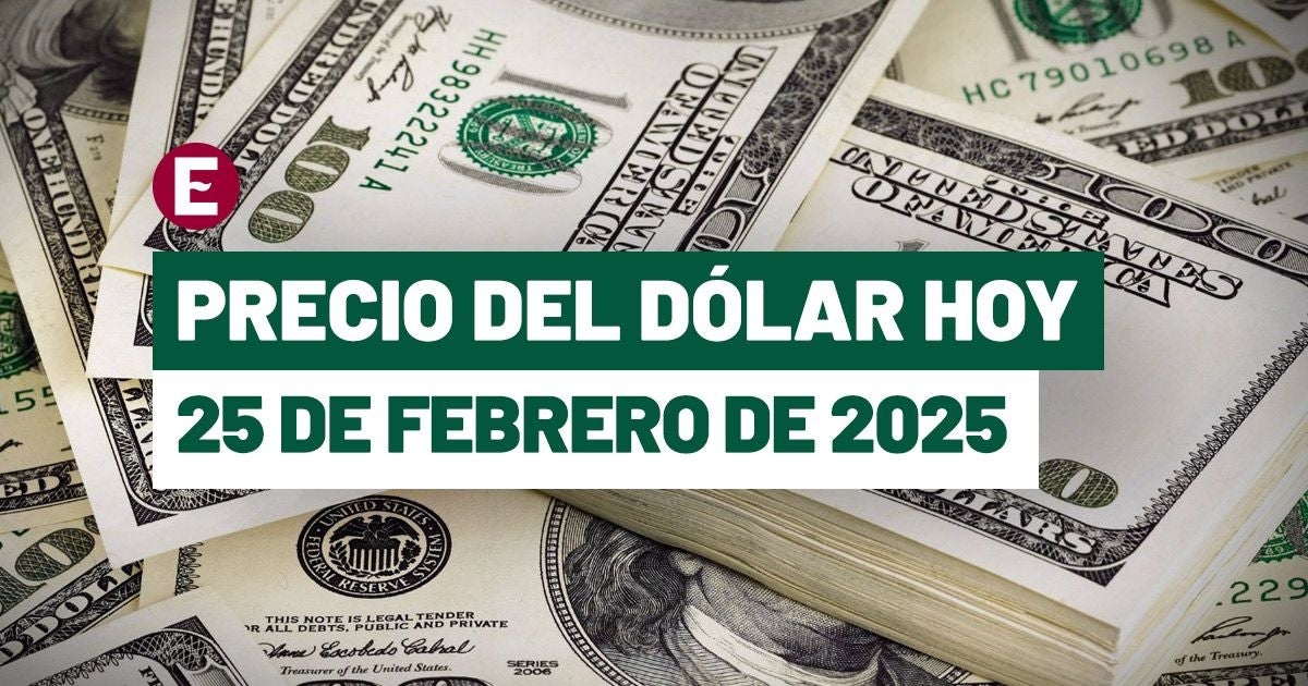 ¡Peso opera errático! Precio del dólar hoy 25 de febrero de 2025