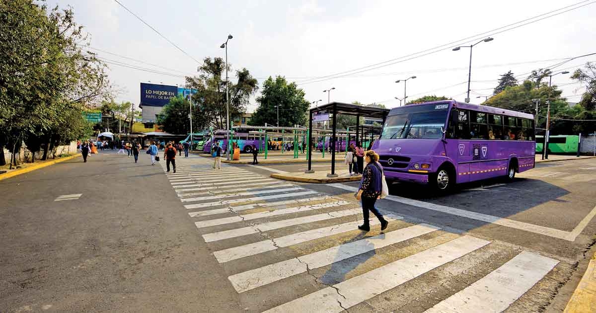 Трещина Микскоак-Платерос: терминал Cablebus, на сейсмическом разломе