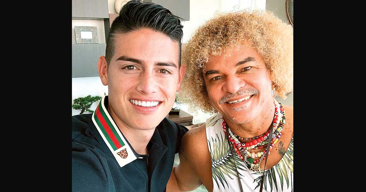 James feels good… says Pibe Valderrama