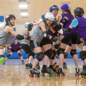 Block and roll: Roller Derby, de 'sport voor buitenbeentjes', vindt een thuis in de Valley