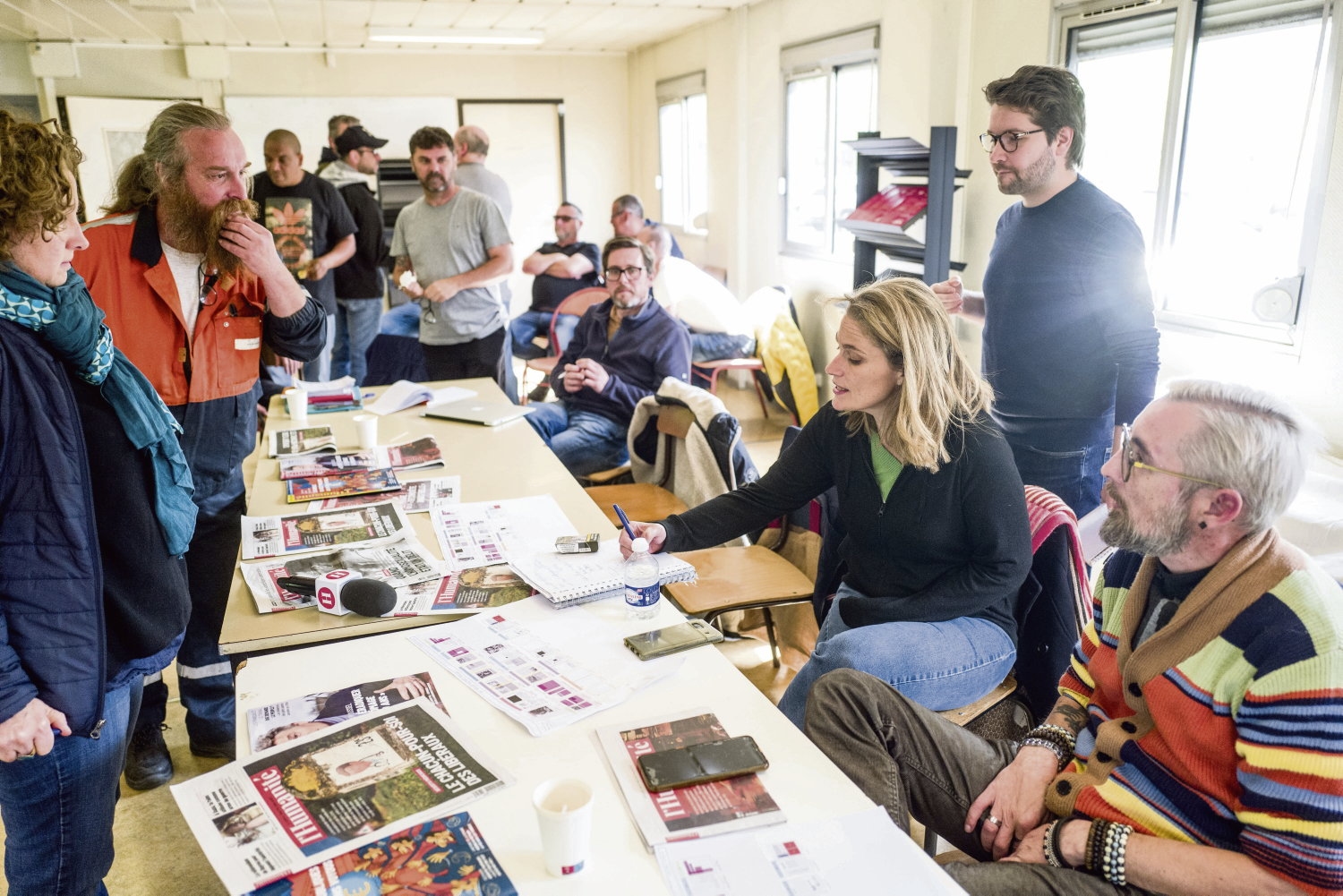 "Ganaremos. Es la lucha de nuestras vidas": ArcelorMittal, redactor jefe de L'Humanité desde su fábrica de Dunkerque.