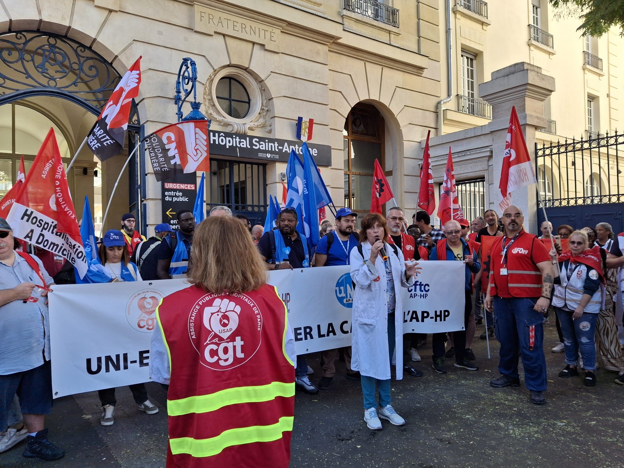 18 de septiembre: en AP-HP, usuarios y batas blancas al unísono