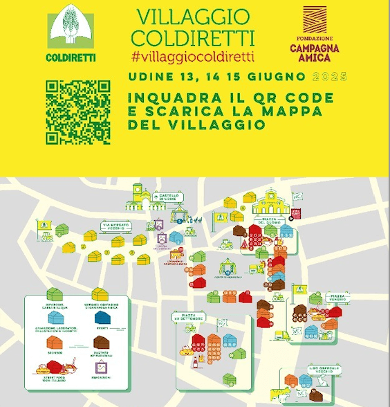 The first Coldiretti village arrives in Udine