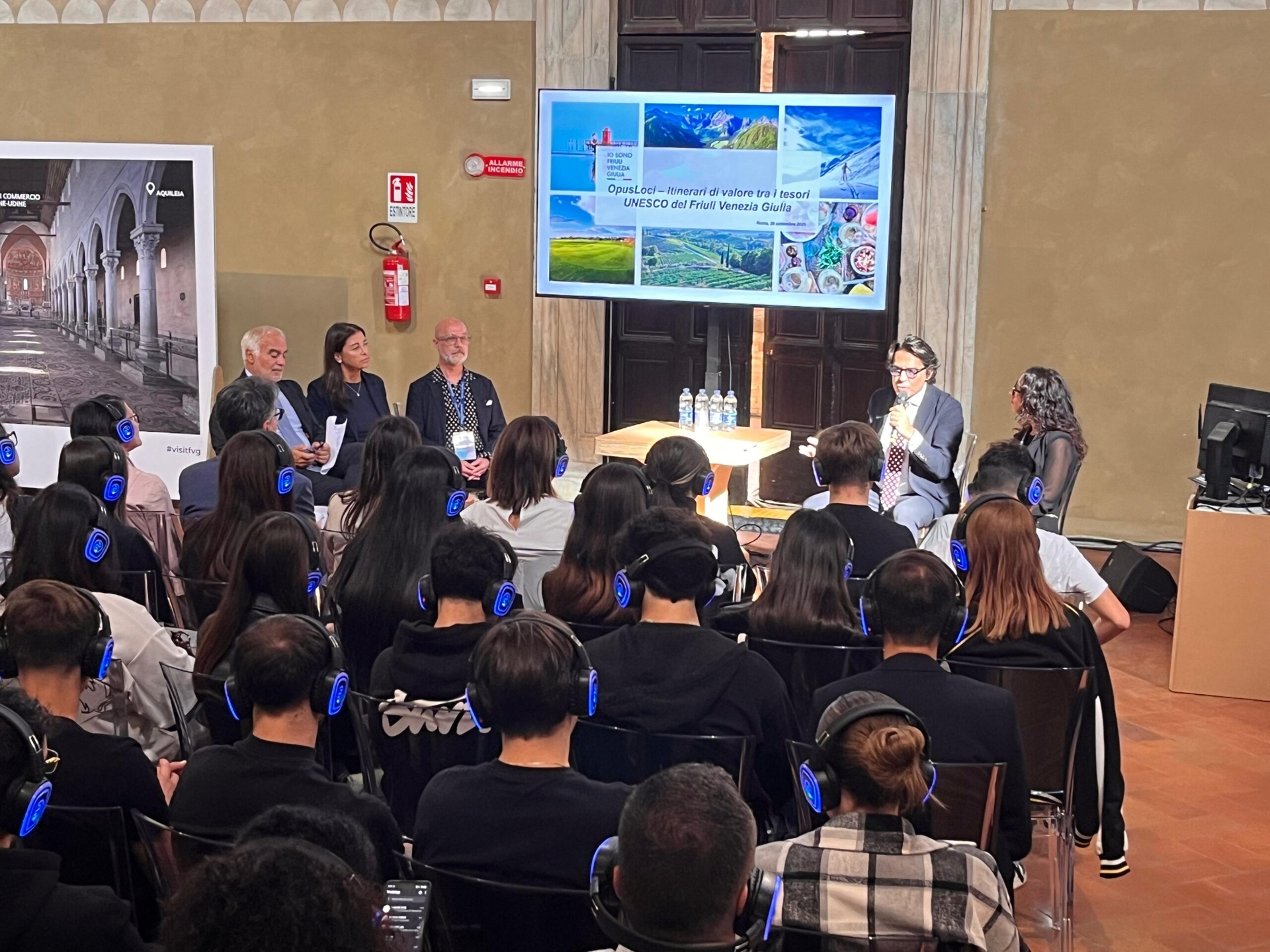 El Opus Loci y los sitios Unesco de Friuli Venezia Giulia conquistan a los operadores turísticos internacionales en Roma
