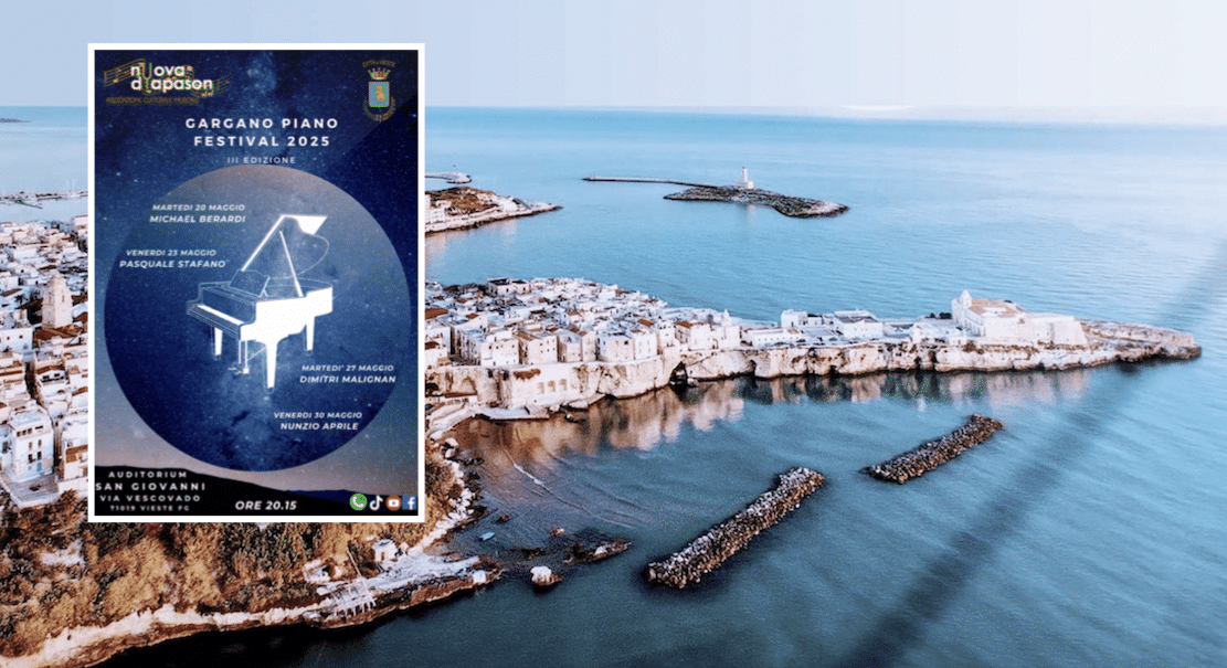 Quattro serate di grandi pianisti a Vieste: torna il Gargano Piano Festival con artisti internazionali e giovani