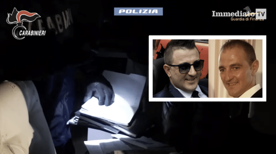 Máfia, a quadrilha do clã Li Bergolis-Miucci: empresas sob extorsão e intimidação por milhares de euros