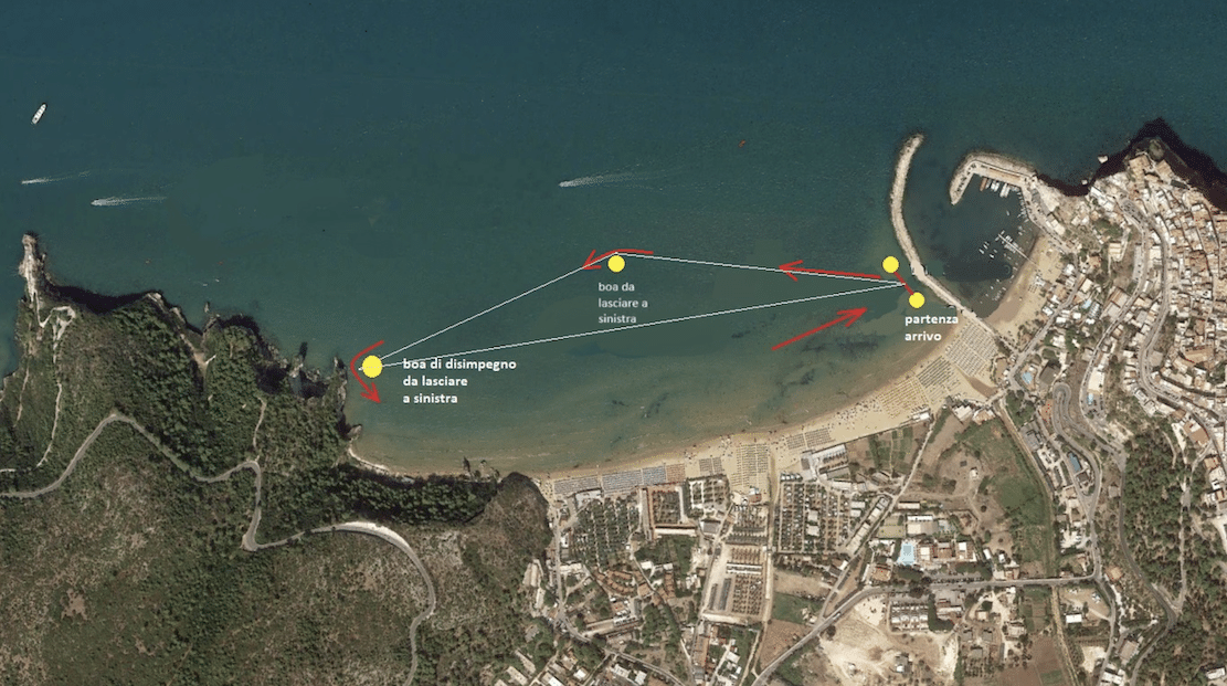Open water swimming, challenge in the Peschici bay: hundreds of athletes from all over Italy for the Uisp Circuit