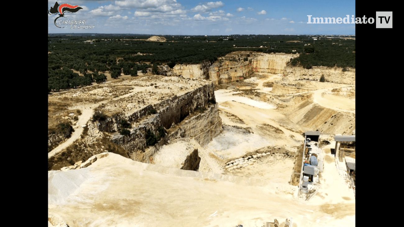 Trani en Bisceglie: drie marmergroeven in beslag genomen vanwege milieuovertredingen.