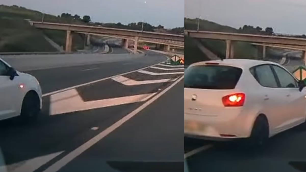 Terrassa yolunda bir aracın pervasızca manevra yapması binlerce kişiyi şaşkına çevirdi: "Soldan gittiğine göre her şeyi bekleyebilirsiniz."
