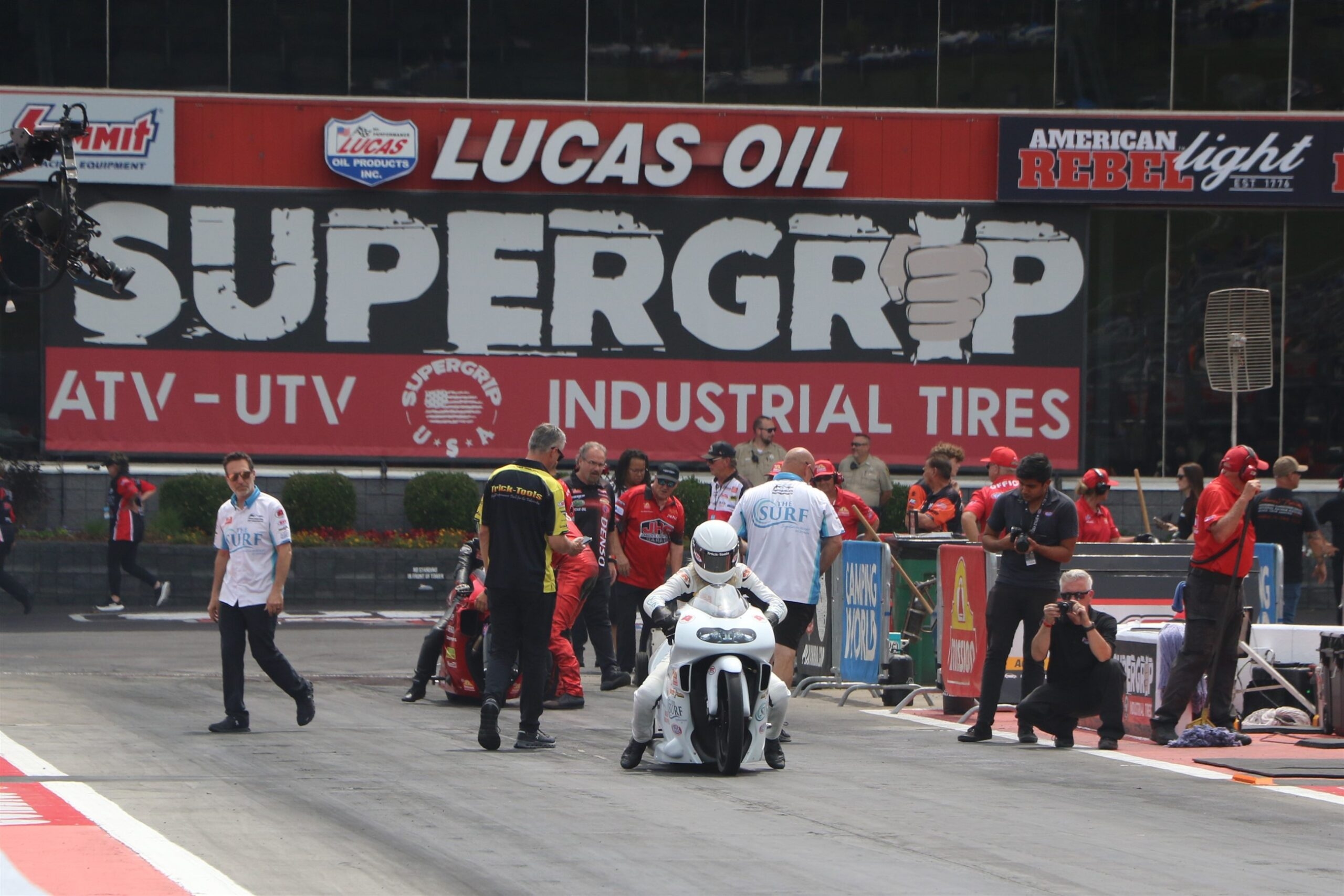 MOTORSPORT AMERICA EXCLUSIVE PHOTOS OF THE NHRA PRO STOCK MOTORCYCLE ROUNDS AT THUNDER VALLEY!