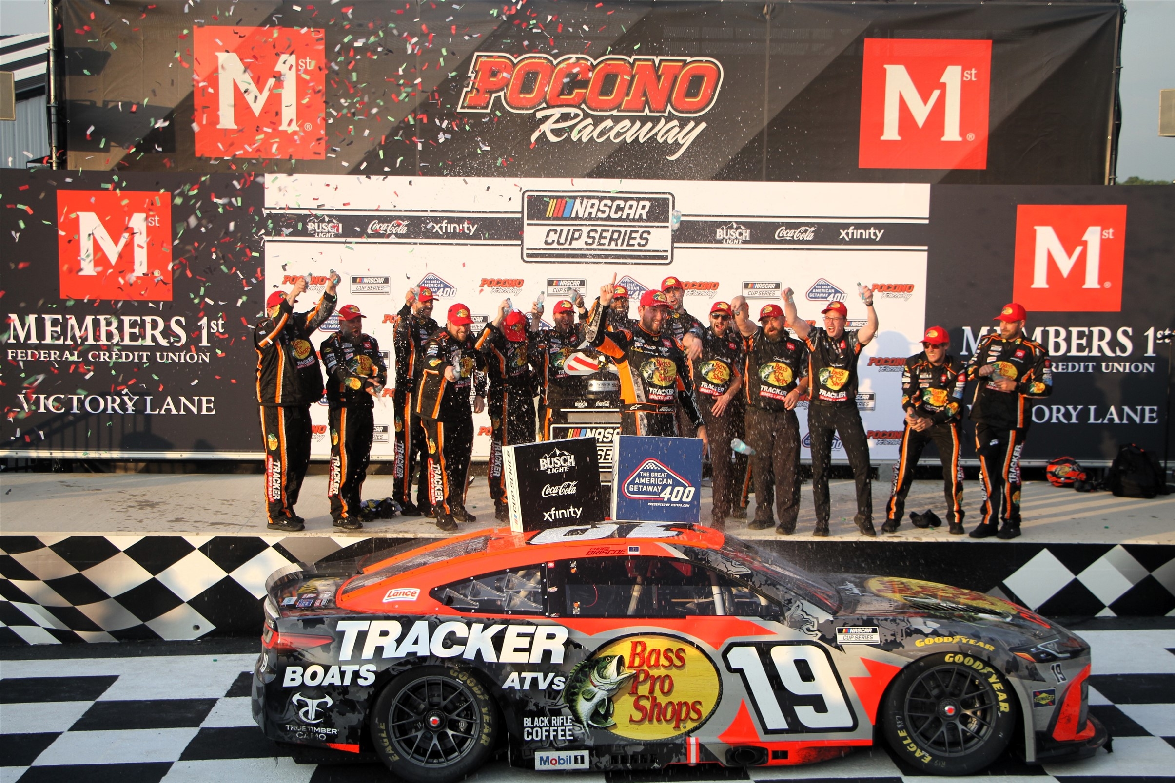 CHASE BRISCOE VINCE LA GREAT AMERICAN GETAWAY 400 AL POCONO RACEWAY!