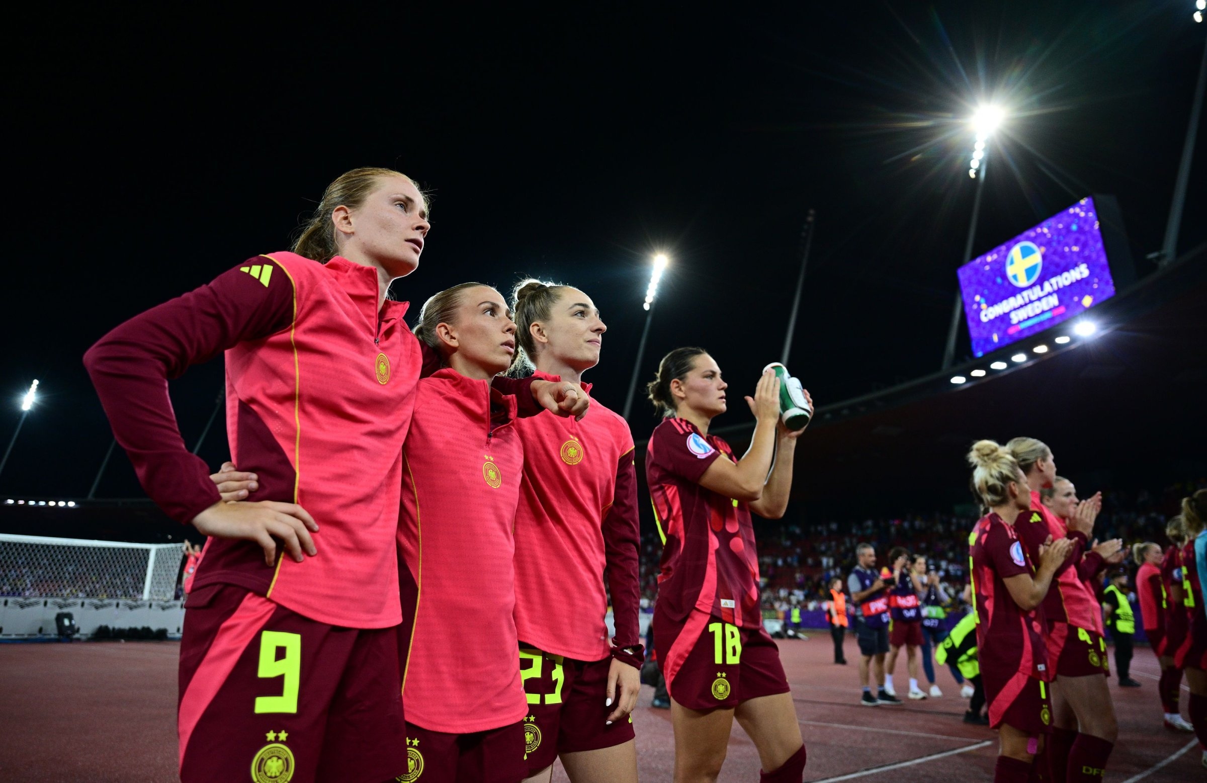 Campeonato Europeu de Futebol | Jogadoras de futebol femininas alemãs: Noites sem dormir após o desastre do Campeonato Europeu