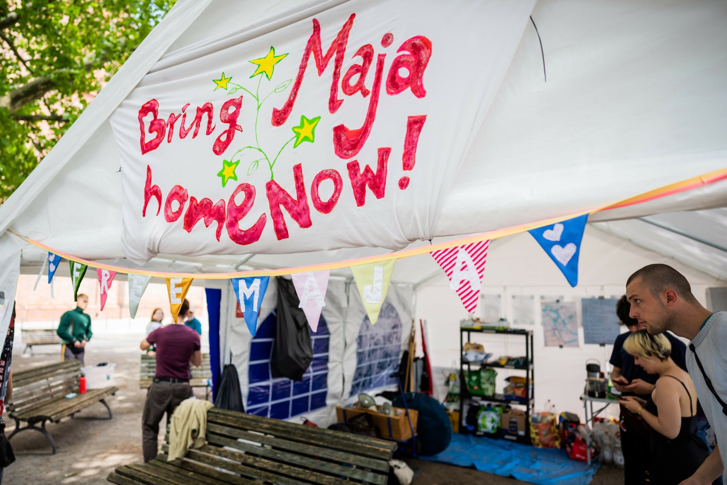 Complesso di Budapest | "Save Maja Action Camp": il campo finisce, la lotta continua