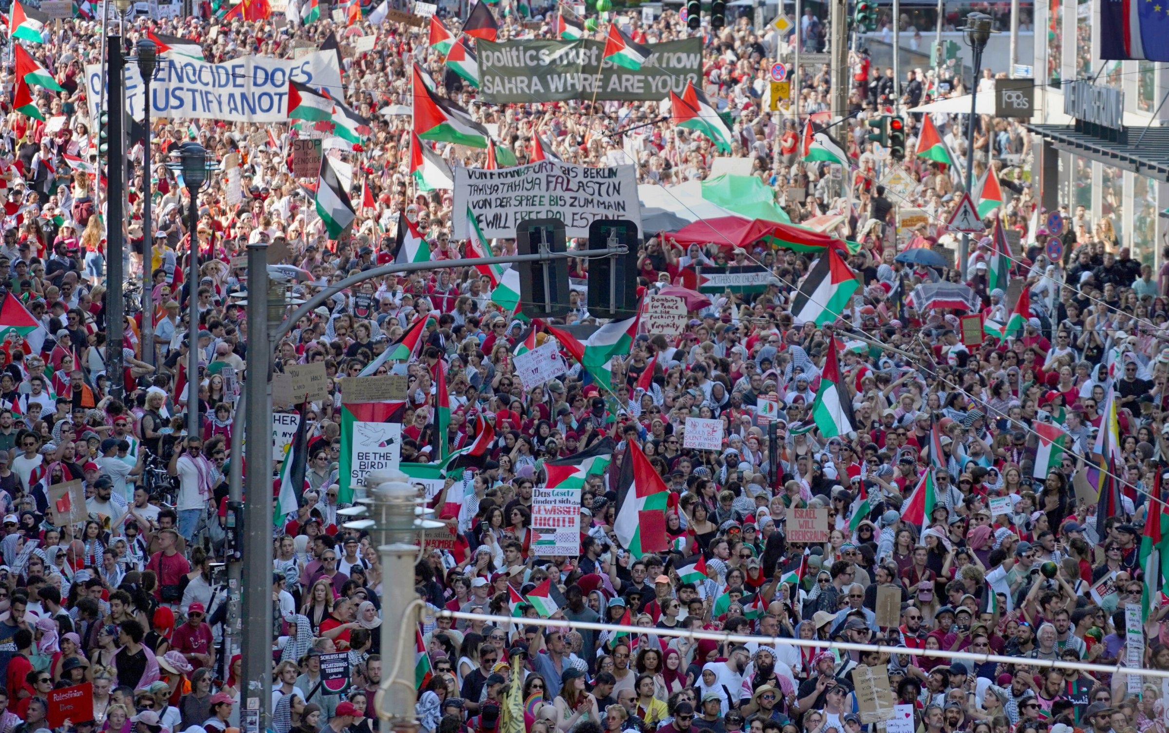 Repressie | Frankfurt verbiedt "United 4 Gaza"-demonstratie