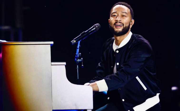 Pop singer Jon Legend held a concert at Beograd