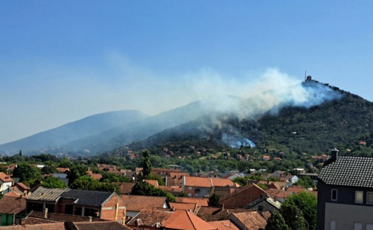 De brand aan de Vršačka-kust is onder controle