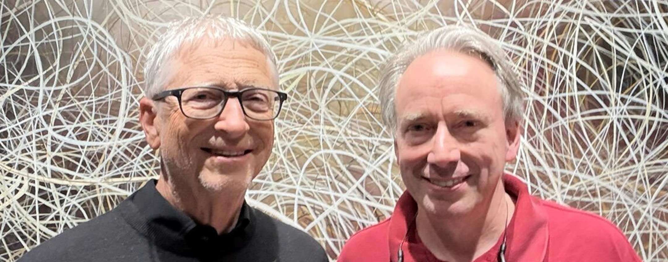 Bill Gates e Linus Torvalds se encontraram pela primeira vez