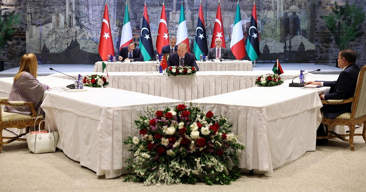 Meloni vola da Erdogan per incontrare anche Dbeibah, patto su migrazioni e sostegno alla Libia