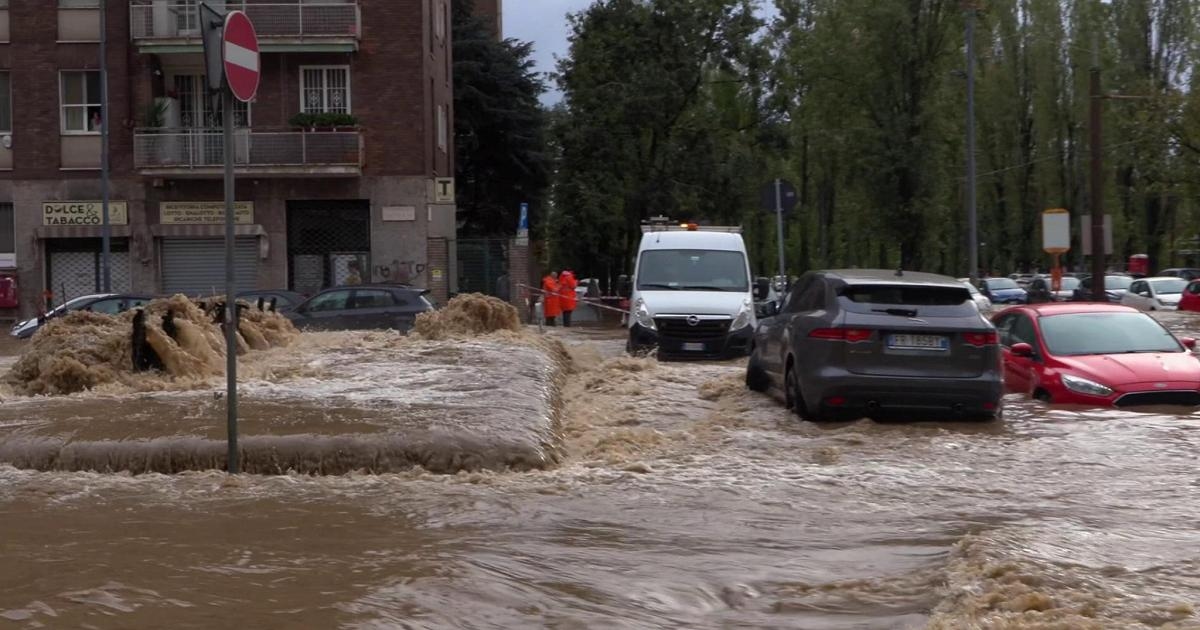 La furia del Seveso a Milano intombato sotto le strade di Milano
