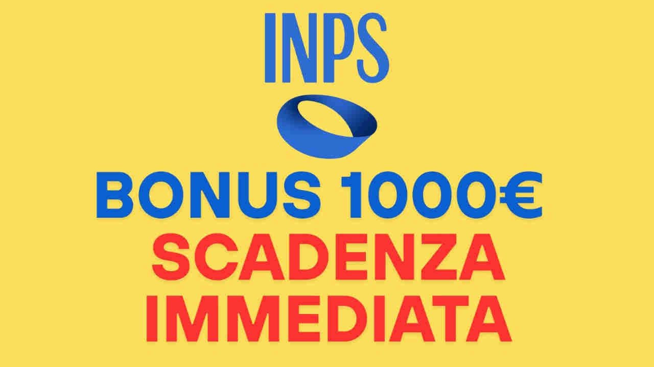 INPS'den sansasyonel haber: '10 Piotte Bonus' onaylandı | İlk başvurana 1000 €: son başvuru tarihi