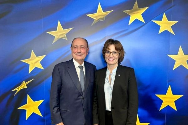 Schifani in Brussel: ontmoeting met de EU-Commissie over het afvalbeheerplan van Sicilië.
