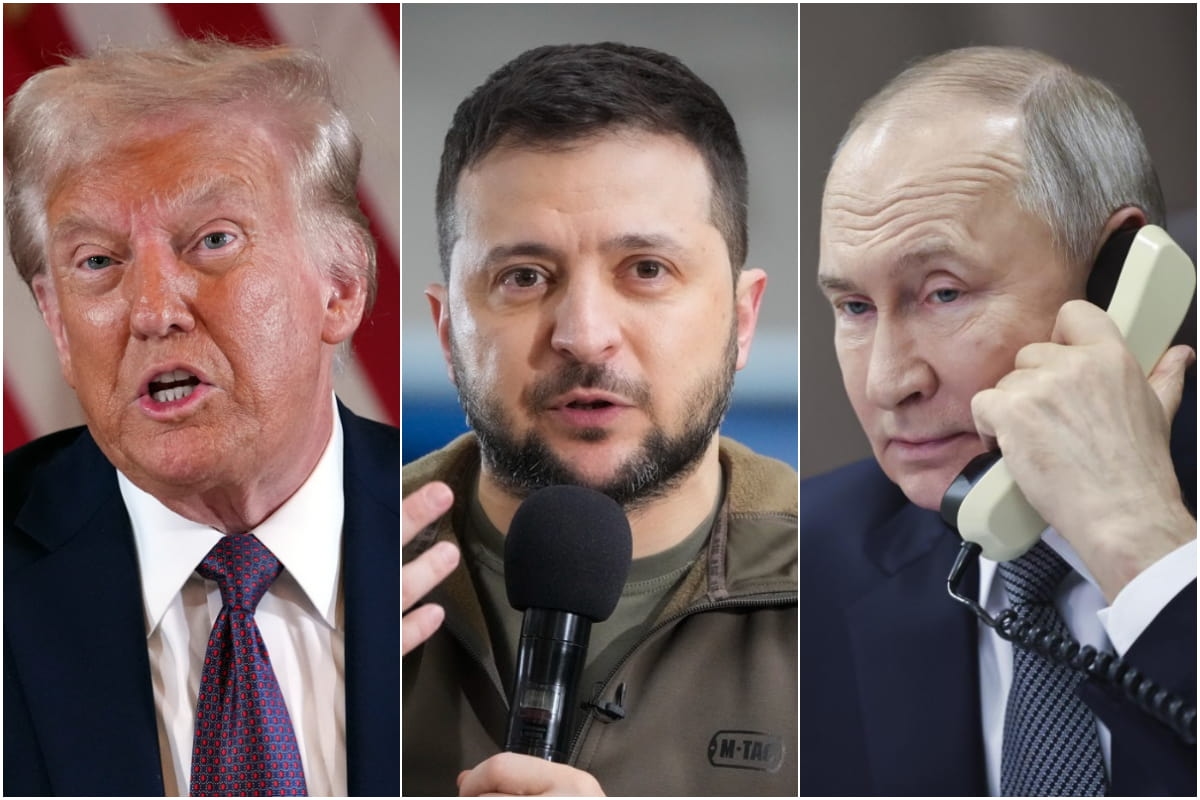 Zelensky believes he's the only one who can stop Putin, but Trump withdraws from the trilateral meeting: "I'd prefer not to."