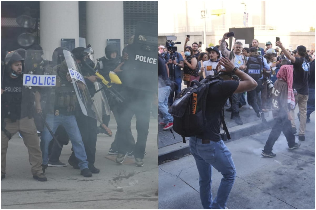 Los Angeles'ta ICE'nin göçmen karşıtı baskınlarının ardından isyan, çatışmalar ve protestolar: Trump Ulusal Muhafızları gönderiyor