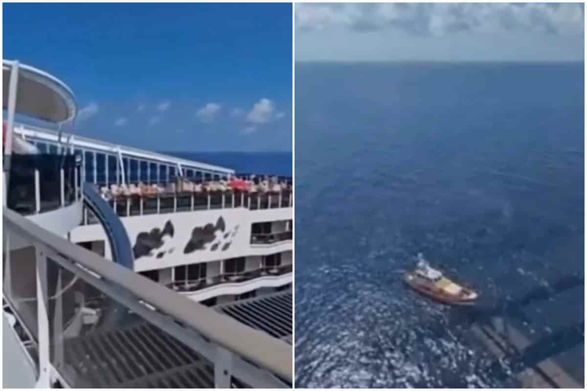 Cruise ship in distress off the coast of Ponza: 8,500 people on board, cruise passengers: "We found out about it on social media."