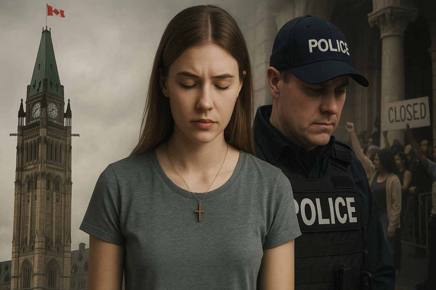 If you lived in Canada, you couldn't wear a cross at work.