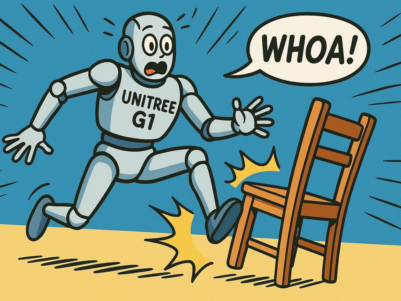 Robot stumbles over reality: Restaurant chair shakes up high-tech