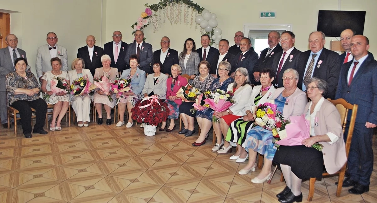 Een prachtig jubileum voor 16 echtparen in de gemeente Stubno