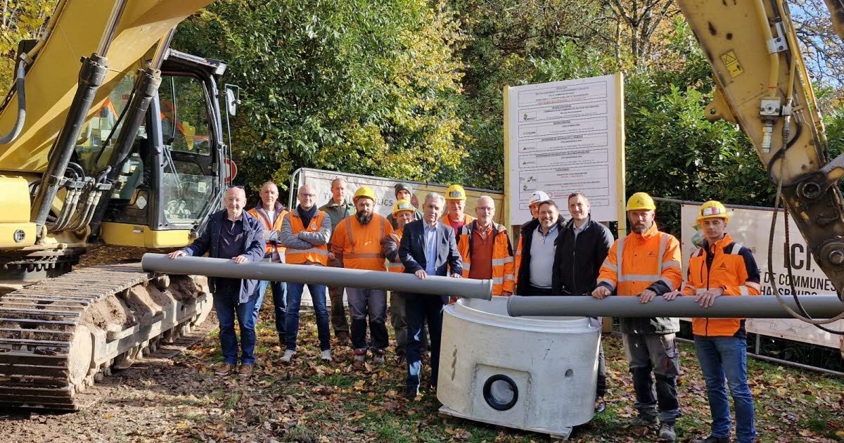 Phalsbourg bölgesi. Schaeferhof ve Hellert için büyük bir iyileştirme projesi.