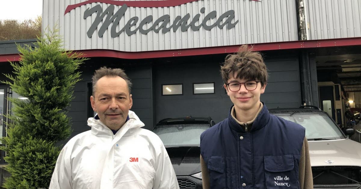 Bainville-aux-Miroirs. Mesleği geleceğin genç bir kaporta uzmanına devrediyor