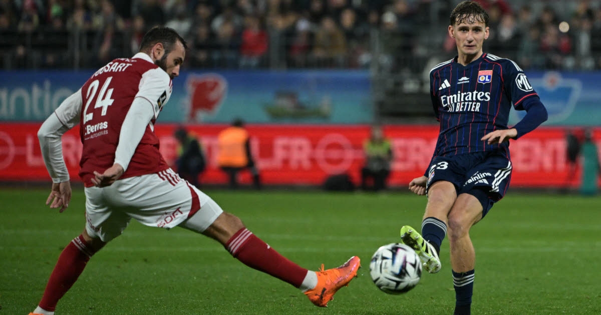 Fútbol. Ligue 1: El Lyon, con diez hombres desde el inicio, consigue un empate en Brest.