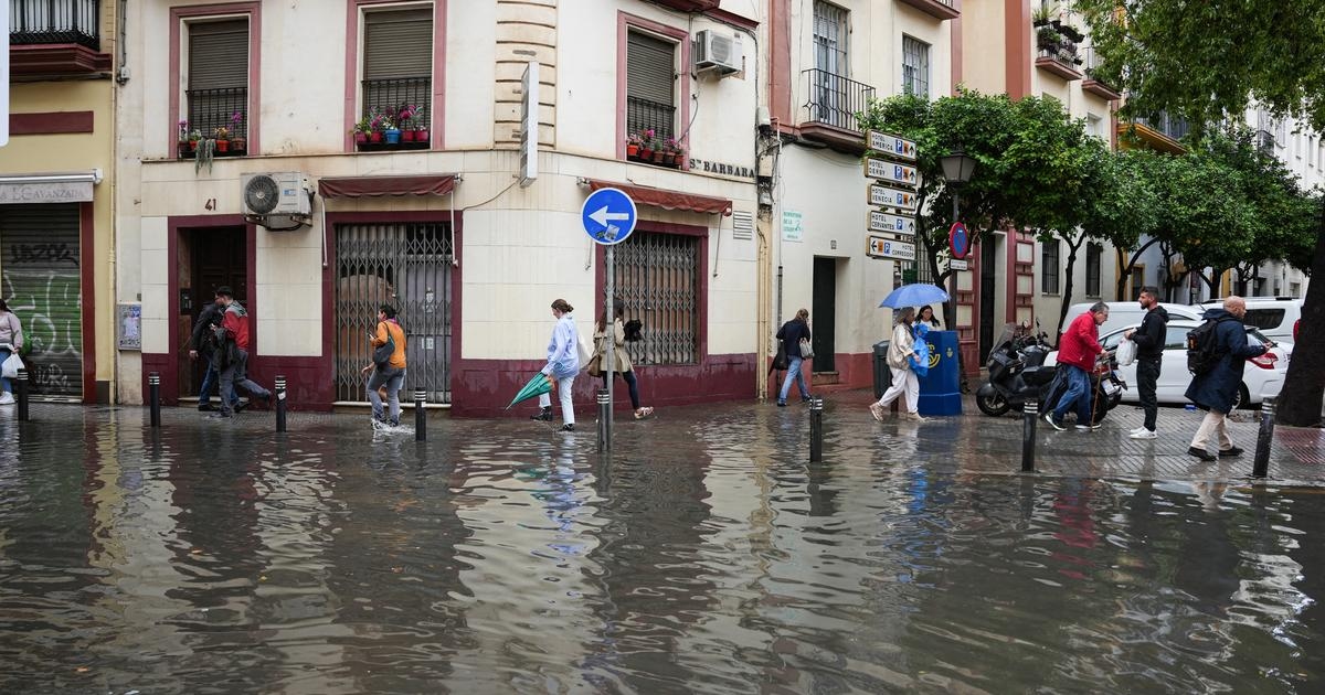 Flooded schools, record rainfall... Seville and Andalusia hit by torrential rains