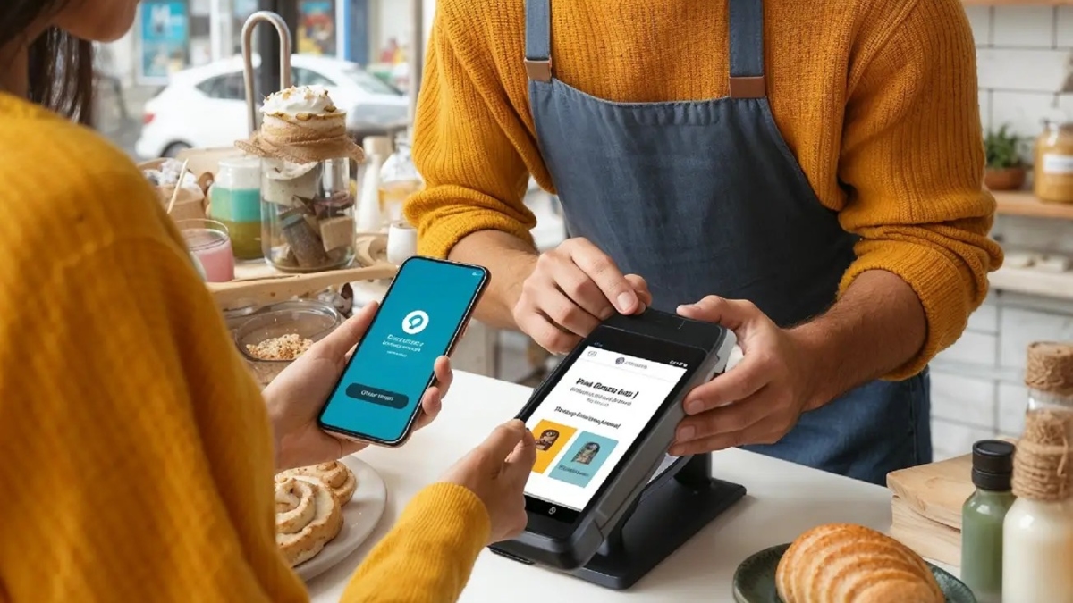 Das Datentelefon wandert in die Tasche: Mobiles Bezahlen ist in Kolumbien auf dem Vormarsch.