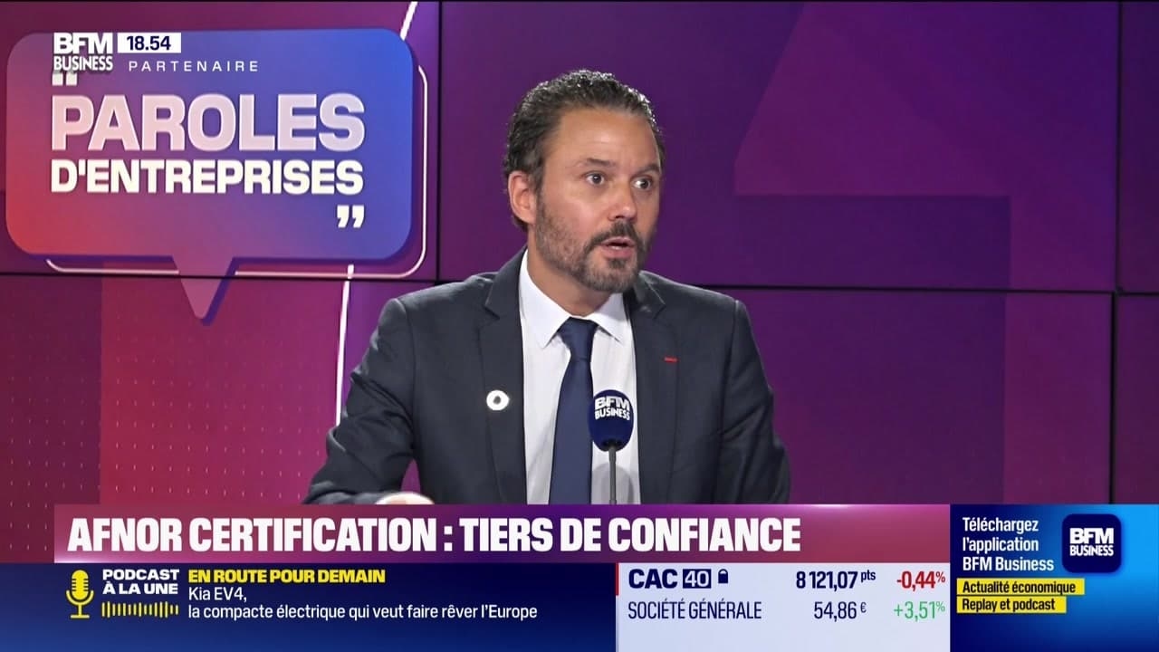 Жюльен Низри (сертификация AFNOR): сертификация AFNOR, доверенная третья сторона – 11 января