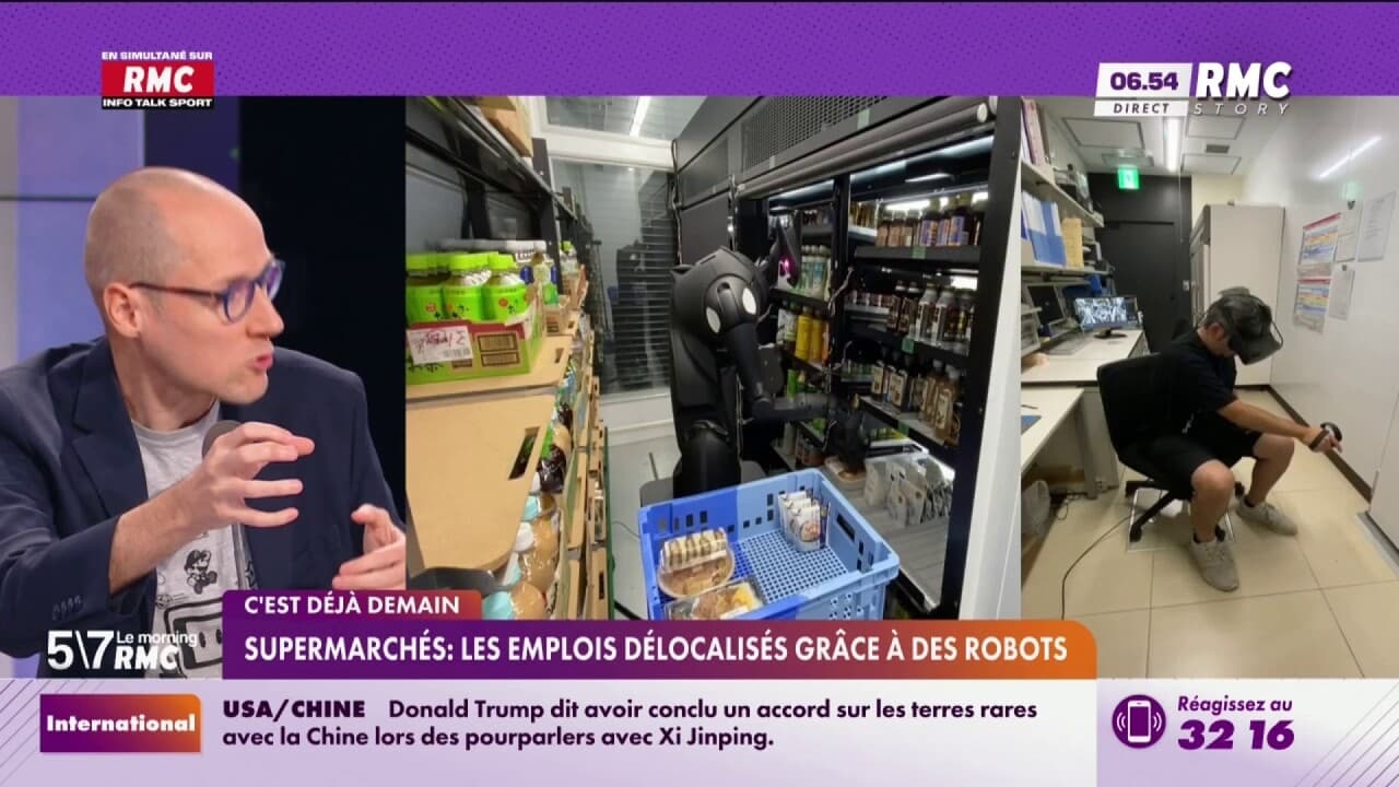 It's already tomorrow - Supermarkets: Remotely controlled robots replace employees in Japan