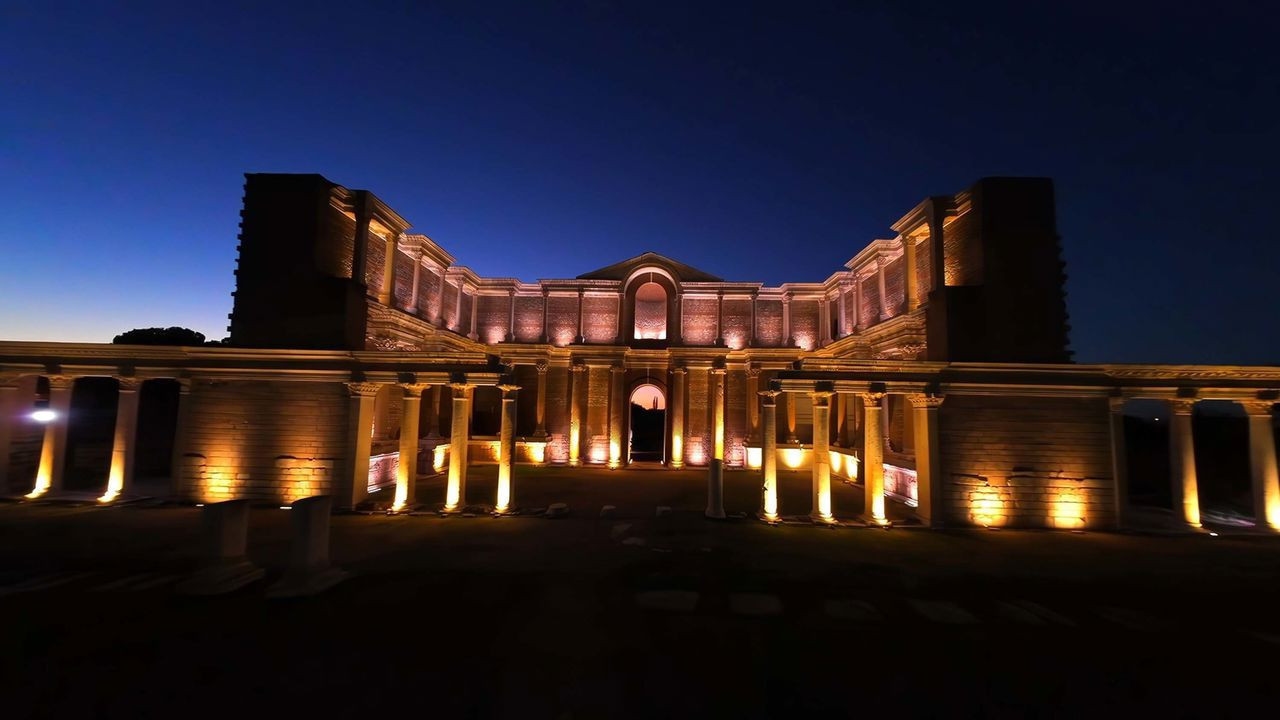Fue incluida en la lista de la UNESCO: ¡La antigua ciudad de Sardis se ilumina por la noche!