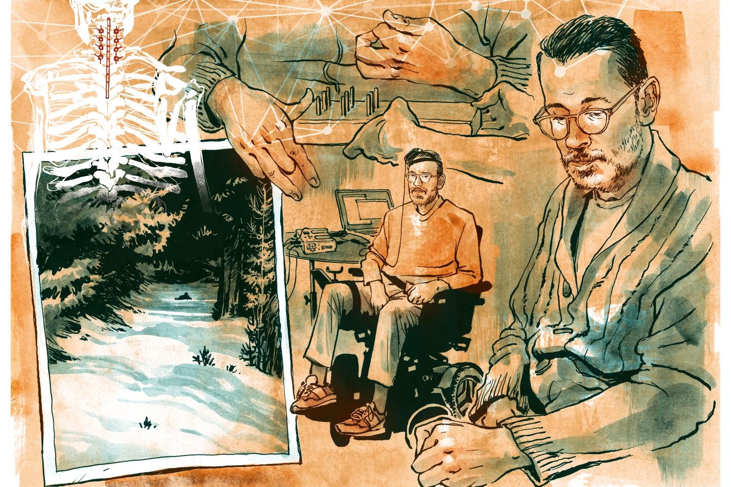 "Makine hata yapmaz. Hatalı olan kobaydır": Kuadriplejik Arnaud Robert, kendisini onarmaya çalışan nöroteknolojik klinik çalışmayı anlatıyor.