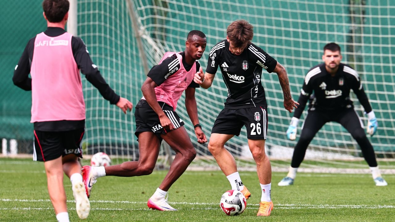 Beşiktaş continued its preparations for the Gençlerbirliği match.