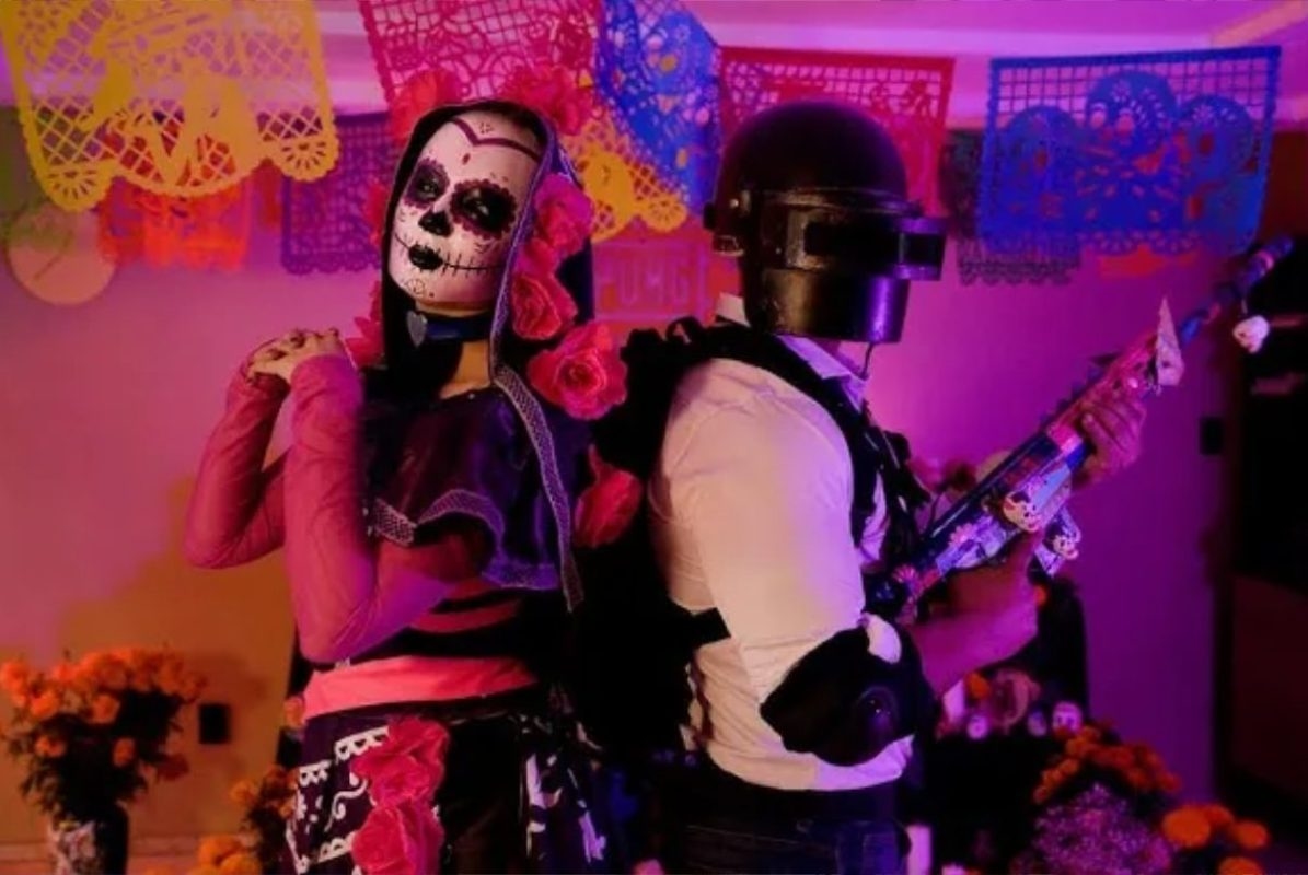 PUBG MOBILE celebra il Giorno dei Morti con un design ispirato a Catrina.