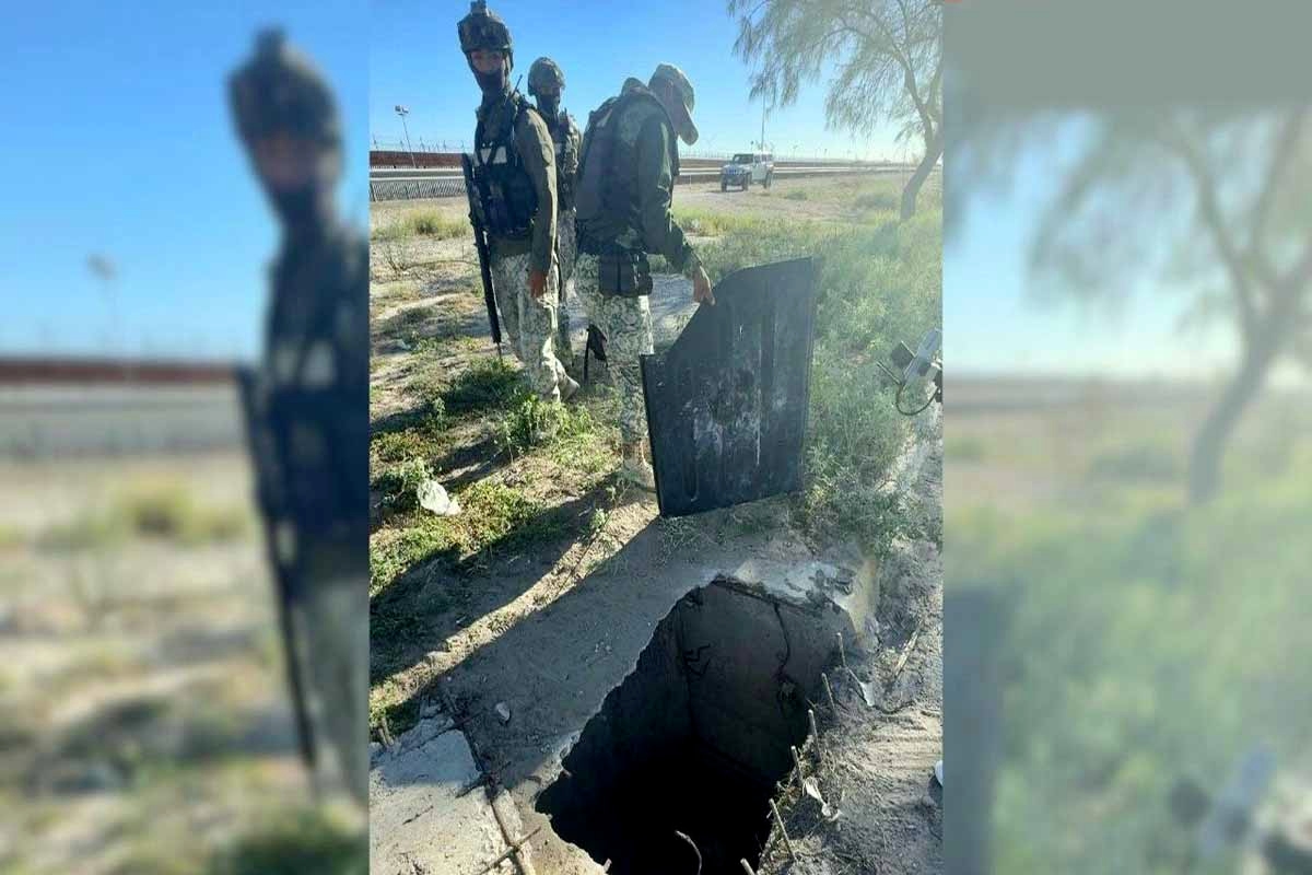 Túnel descoberto em Ciudad Juárez usado para tráfico de pessoas