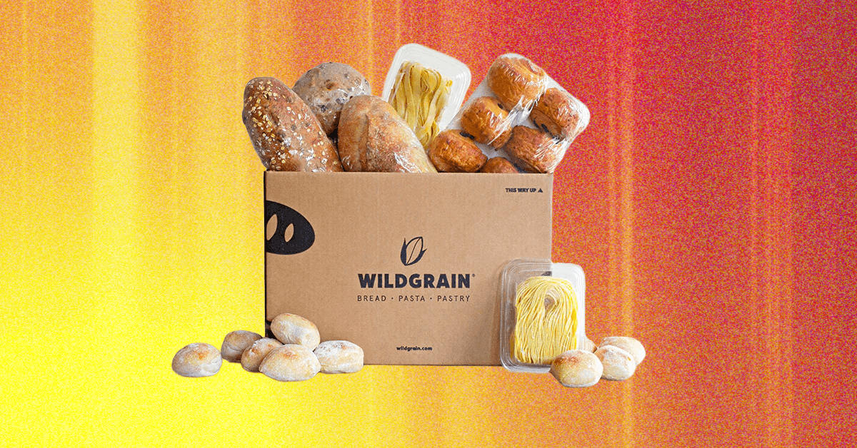 Il servizio di consegna del pane Wildgrain è scontato di 40 $ in questo momento