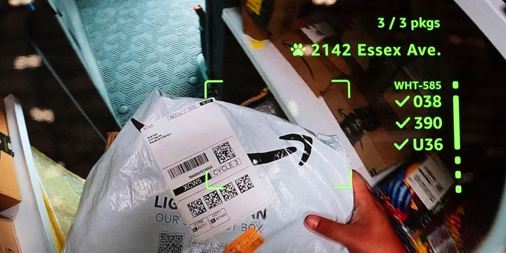 Amazon introduce gli occhiali intelligenti per i corrieri
